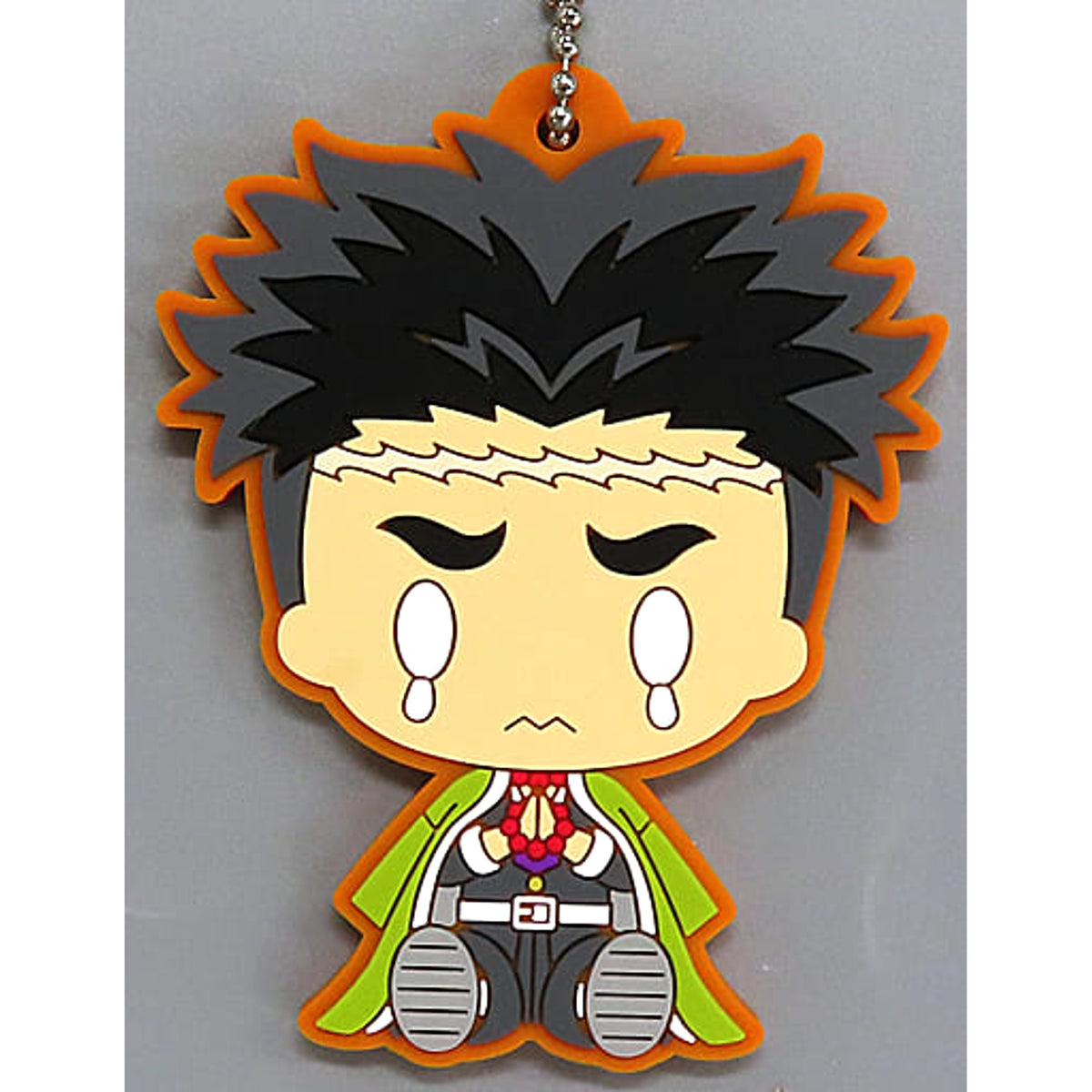 Demon Slayer: Kimetsu no Yaiba Gyomei Himejima Ichiban Kuji The Highest Ranking Swordsman, Hashira. Rubber Mascot Chokonokko Prize G Keychains [USED]