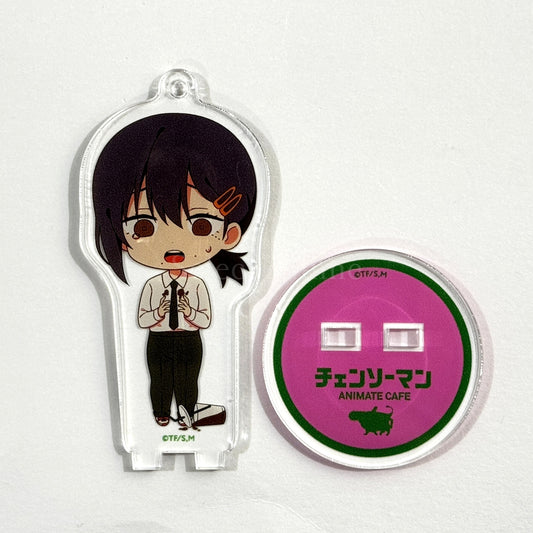 Chainsaw Man Kobeni Higashiyama Trading Acrylic Stand Keychain animate cafe Limited Keychains [USED]