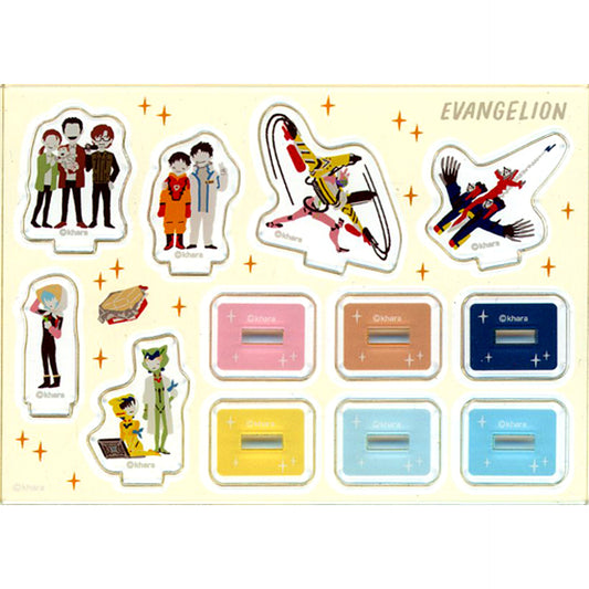 Group A White Yuru Palette Shin Evangelion Theatrical Edition Acrylic Stand [USED]