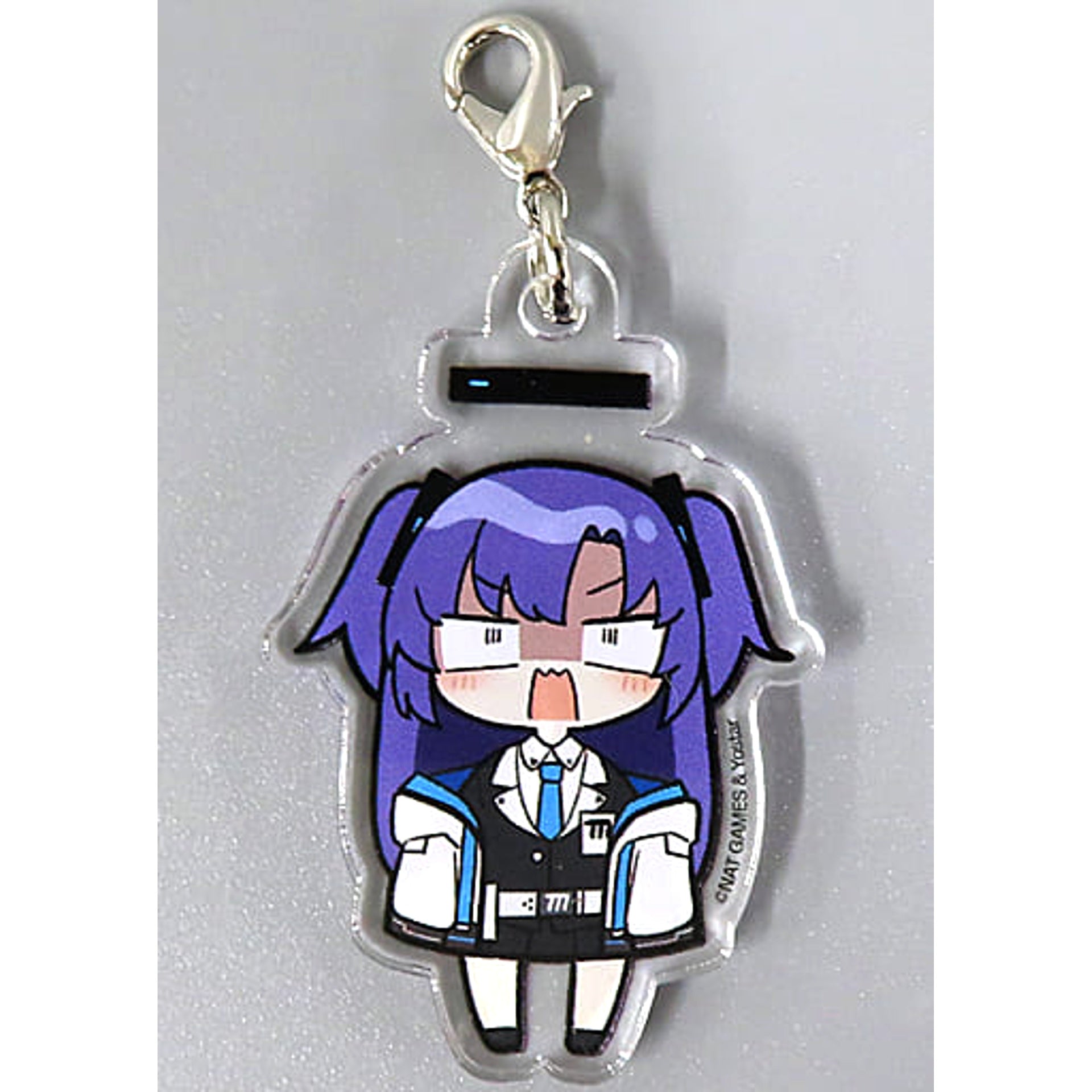 Blue Archive Yuuka Flying Yuuka Acrylic Keychain Bonus for Purchasing Eligible Items from 1st Anniversary Goods Keychains [USED]