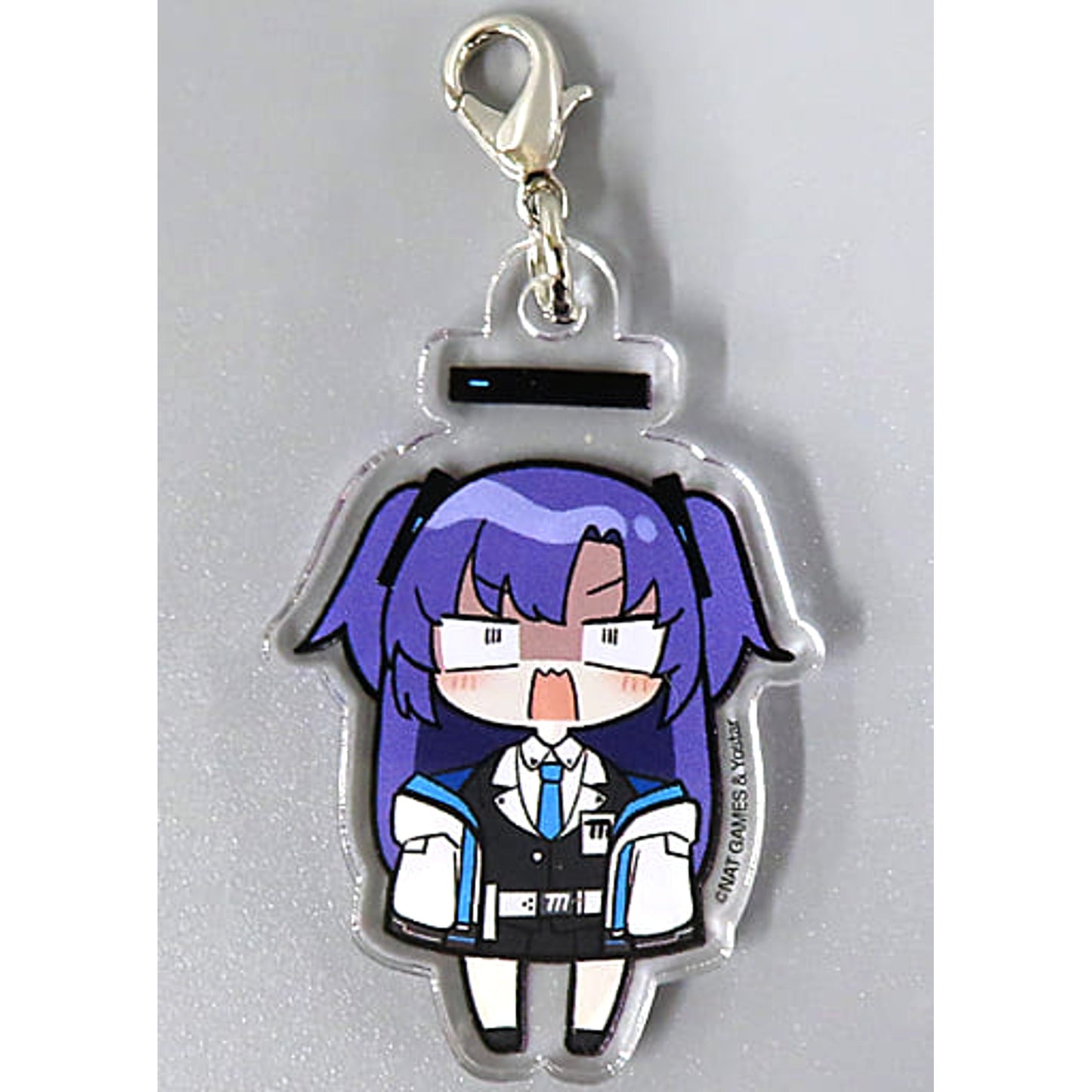 Blue Archive Yuuka Flying Yuuka Acrylic Keychain Bonus for Purchasing Eligible Items from 1st Anniversary Goods Keychains [USED]