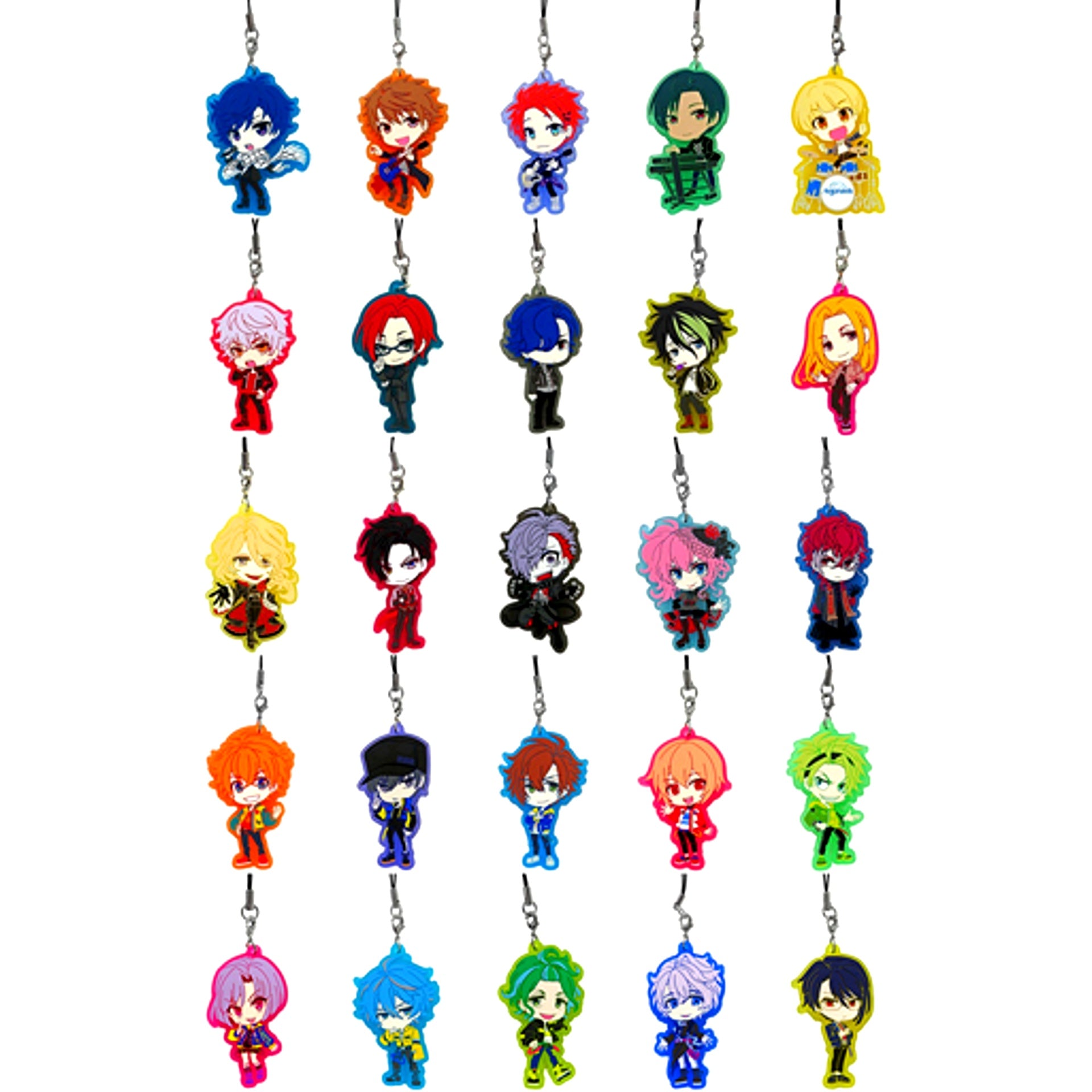 Set of 25 Argonavis from BanG Dream! Petitgonavis Trading Rubber Strap Animate Ltd [USED]