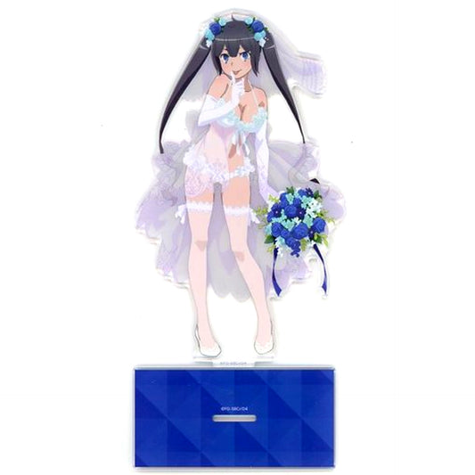 Hestia Wedding Illustration Big Acrylic Stand GiGO Sega Shop Ltd Is It Wrong to Try to Pick Up Girls in a Dungeon? IV [USED]