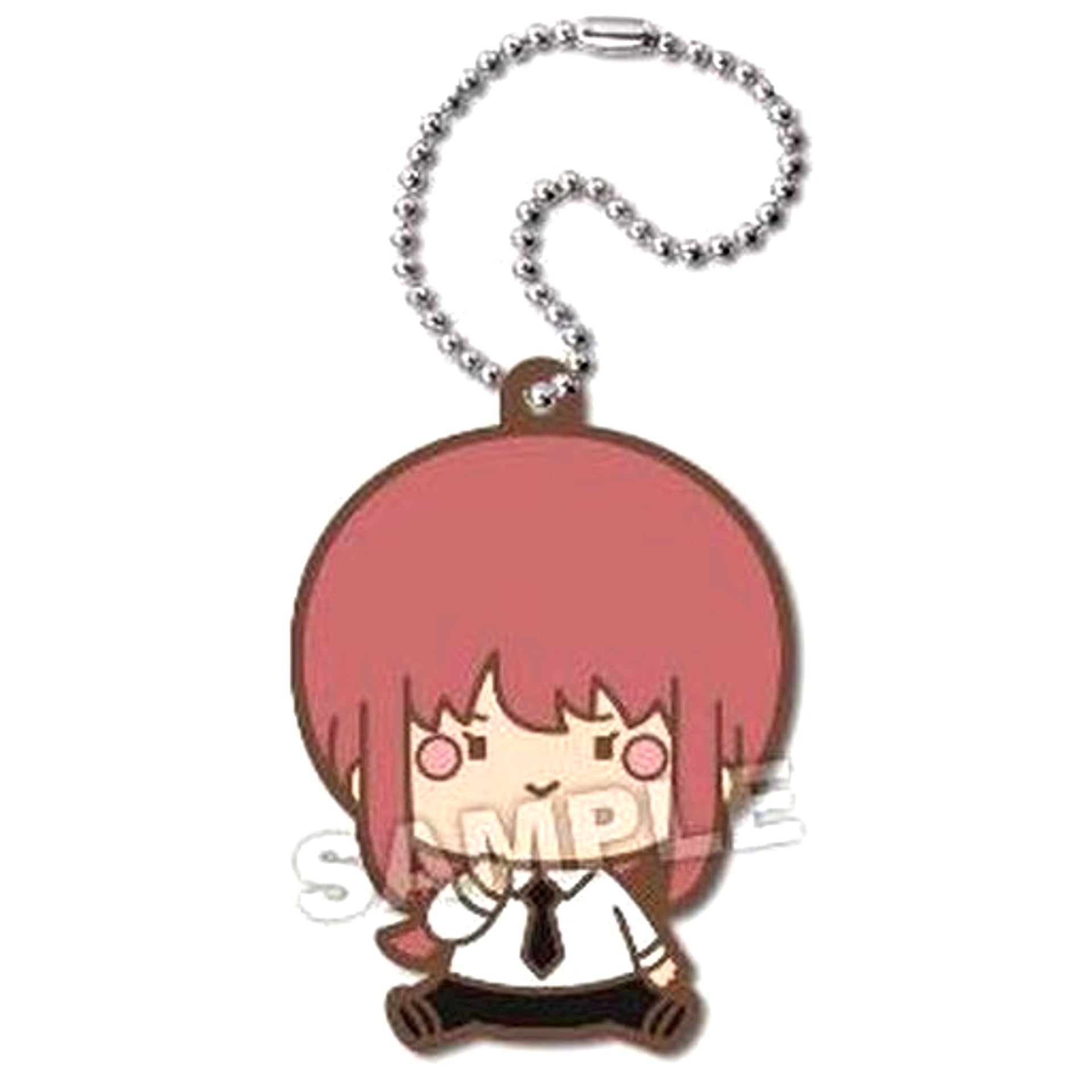 Makima Chainsaw Man Chubby Chubby Rubber Keychain [USED]