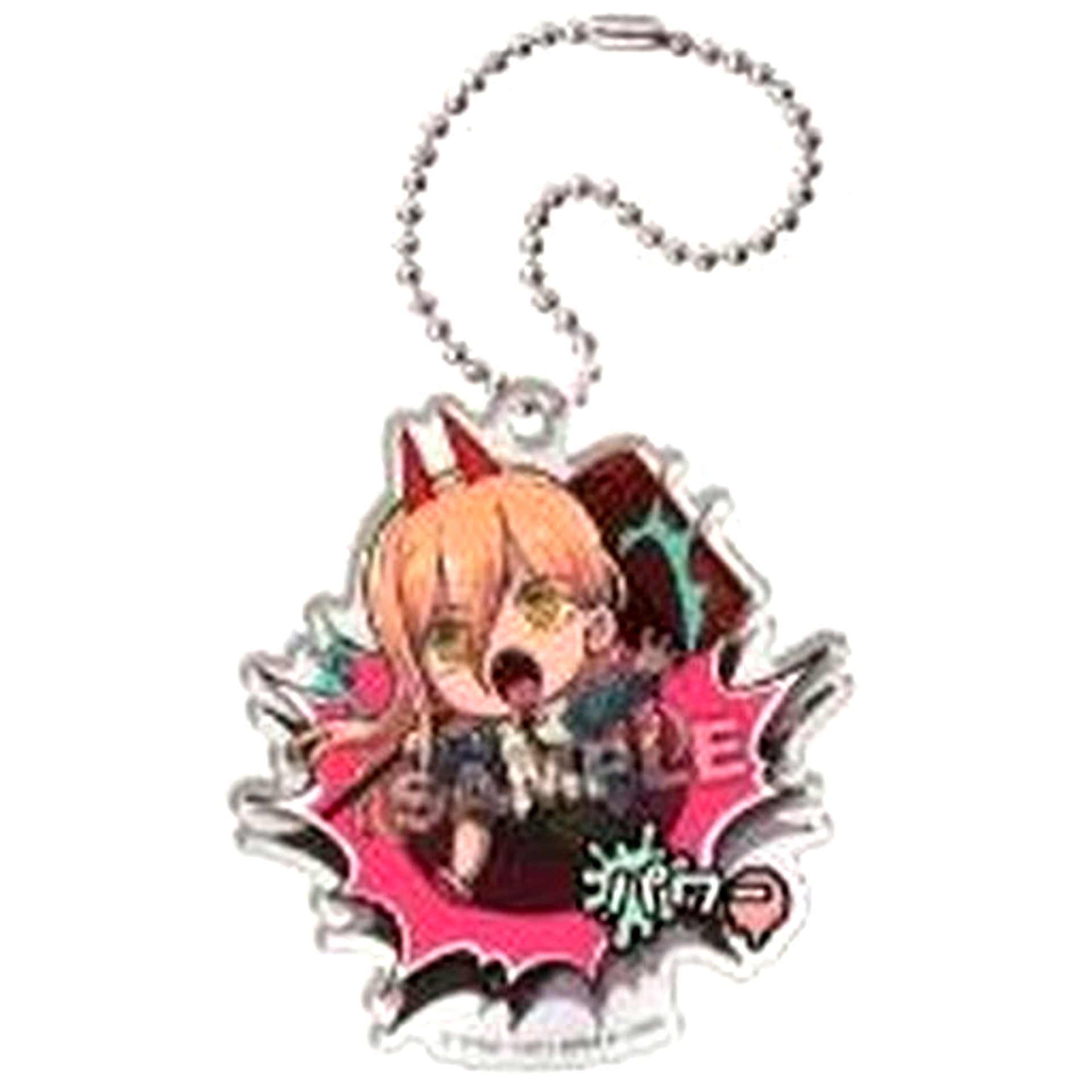 Power Chainsaw Man Buchimasu! Acrylic Keychain [USED]