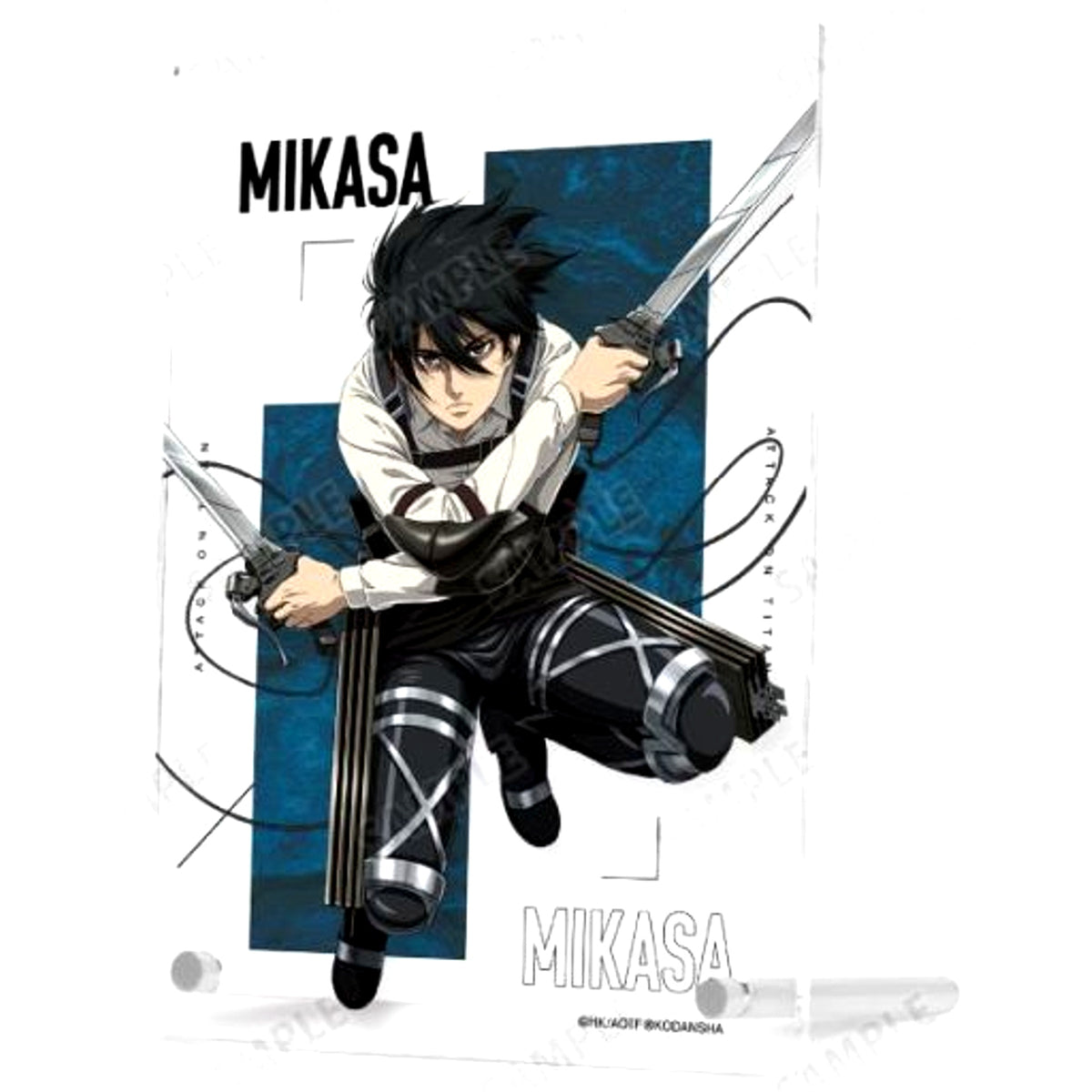 Mikasa Ackerman Attack on Titan Acrylic Art Panel [USED]