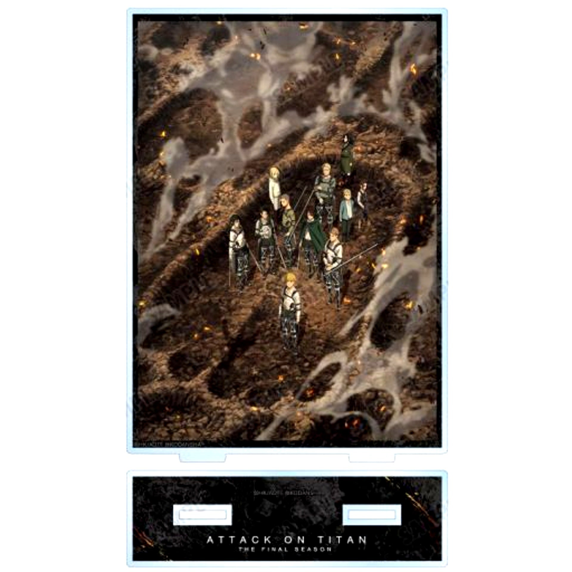 Key Visual ver.E Attack on Titan BIG Acrylic Stand [USED]