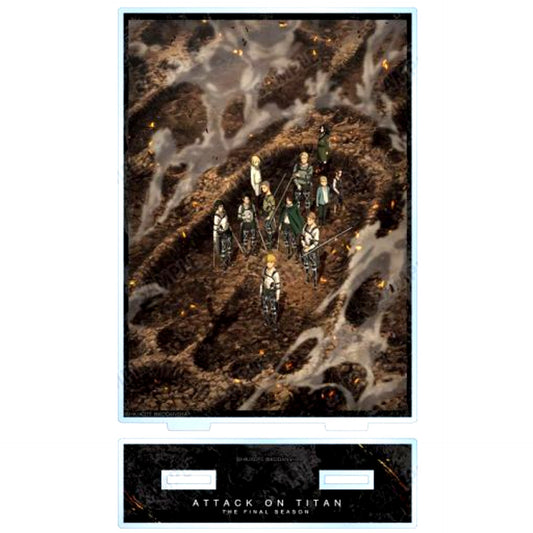 Key Visual ver.E Attack on Titan BIG Acrylic Stand [USED]