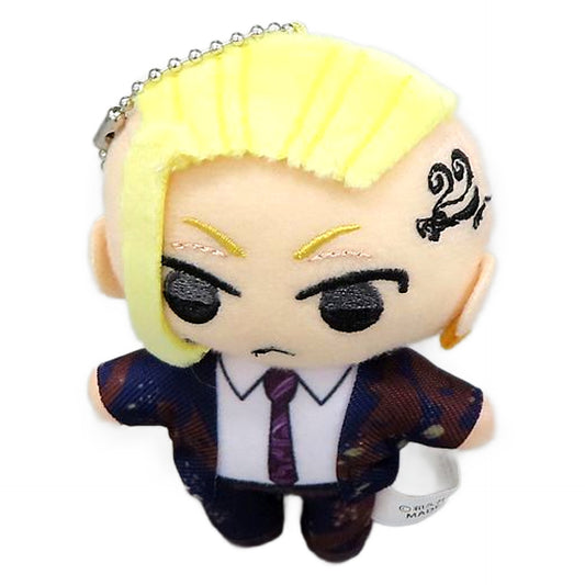 Tokyo Revengers Ken Ryuguji Plush Mascot Exhibition Original Art Exhibition Tokyo Manji Revengers Exhibition Limited Keychains [USED]