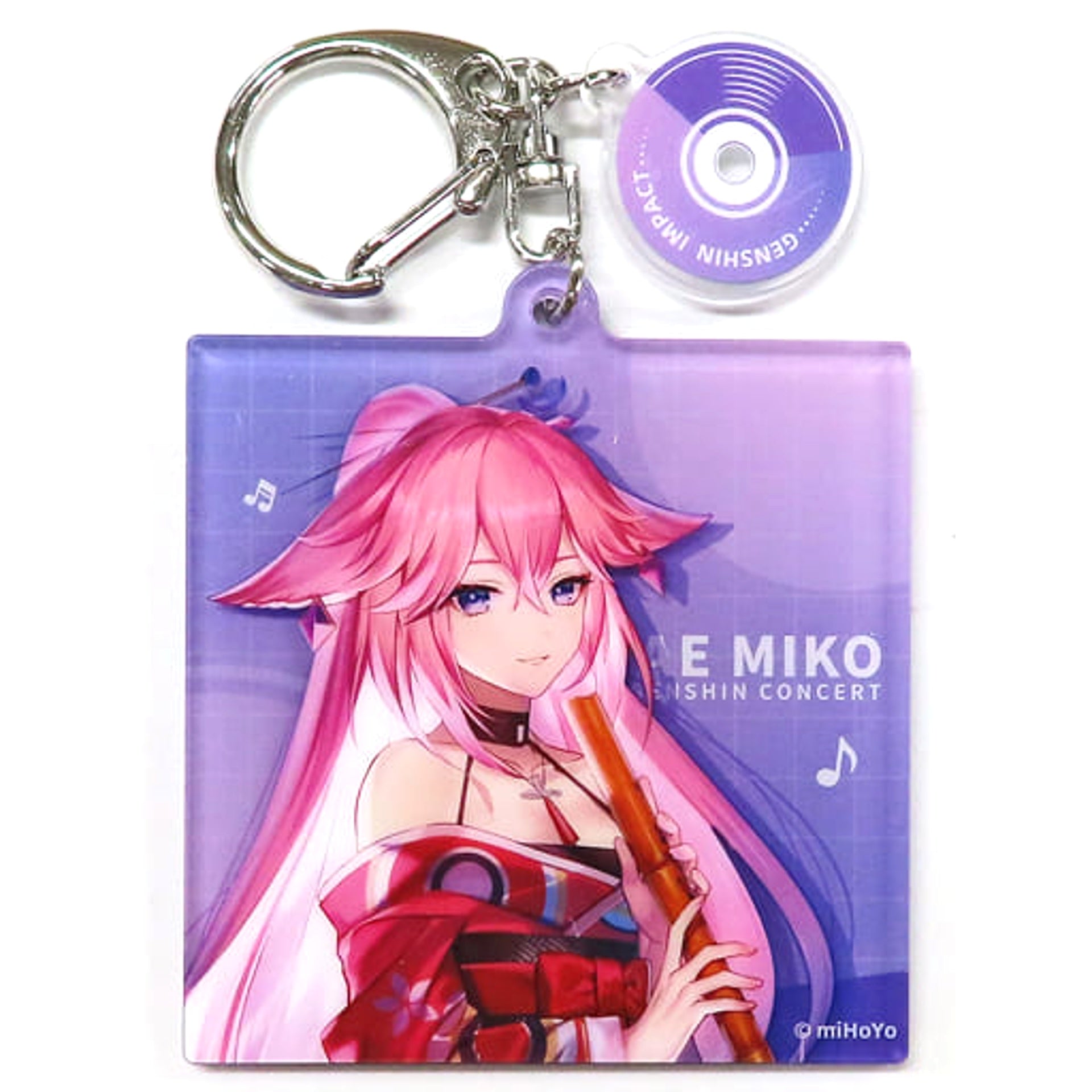 Genshin Yae Miko Acrylic Keychain Online Concert 2022 Keychains [USED]