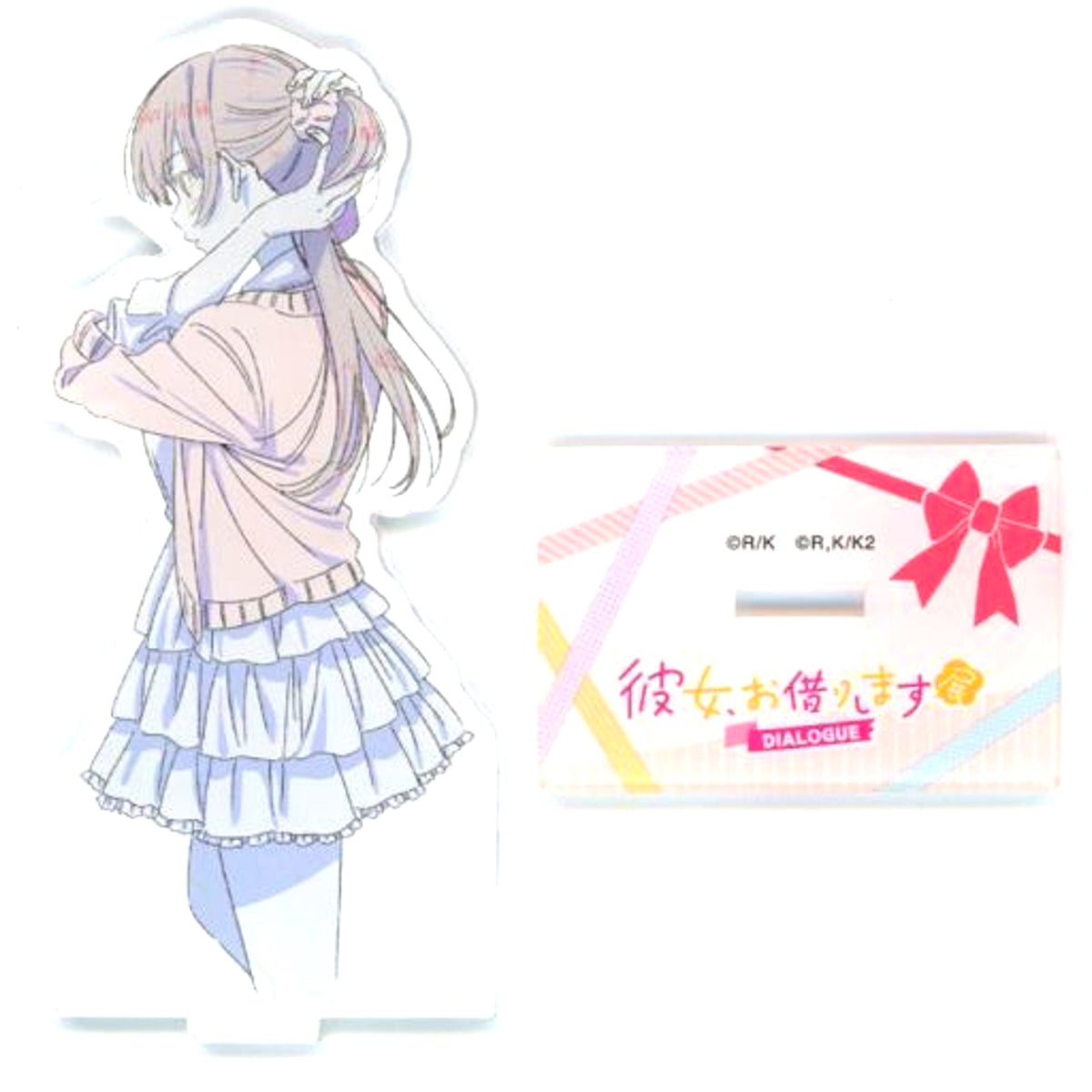 Chizuru Mizuhara Hand in Hair Rent-A-Girlfriend Exhibition DIALOGUE Original Art Acrylic Stand Collection [USED]