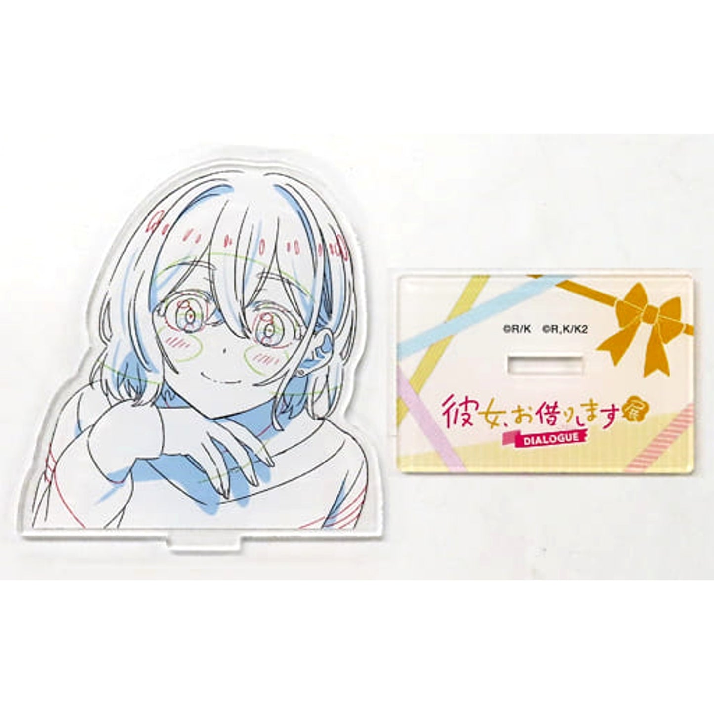 Rent-A-Girlfriend Exhibition DIALOGUE Mami Nanami Original Art Acrylic Stand Hand on Chin Acrylic Stands [USED]