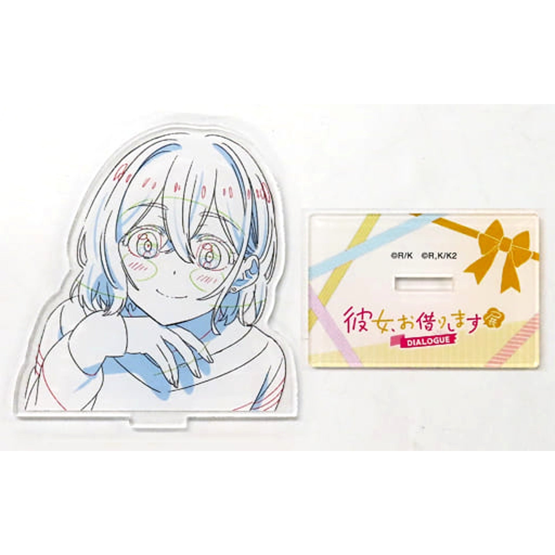 Rent-A-Girlfriend Exhibition DIALOGUE Mami Nanami Original Art Acrylic Stand Hand on Chin Acrylic Stands [USED]