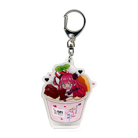 My Dress-Up Darling Liz Ice Secret Trading Acrylic Keychains Manhattan Roll Ice Cream Limited Keychains [USED]