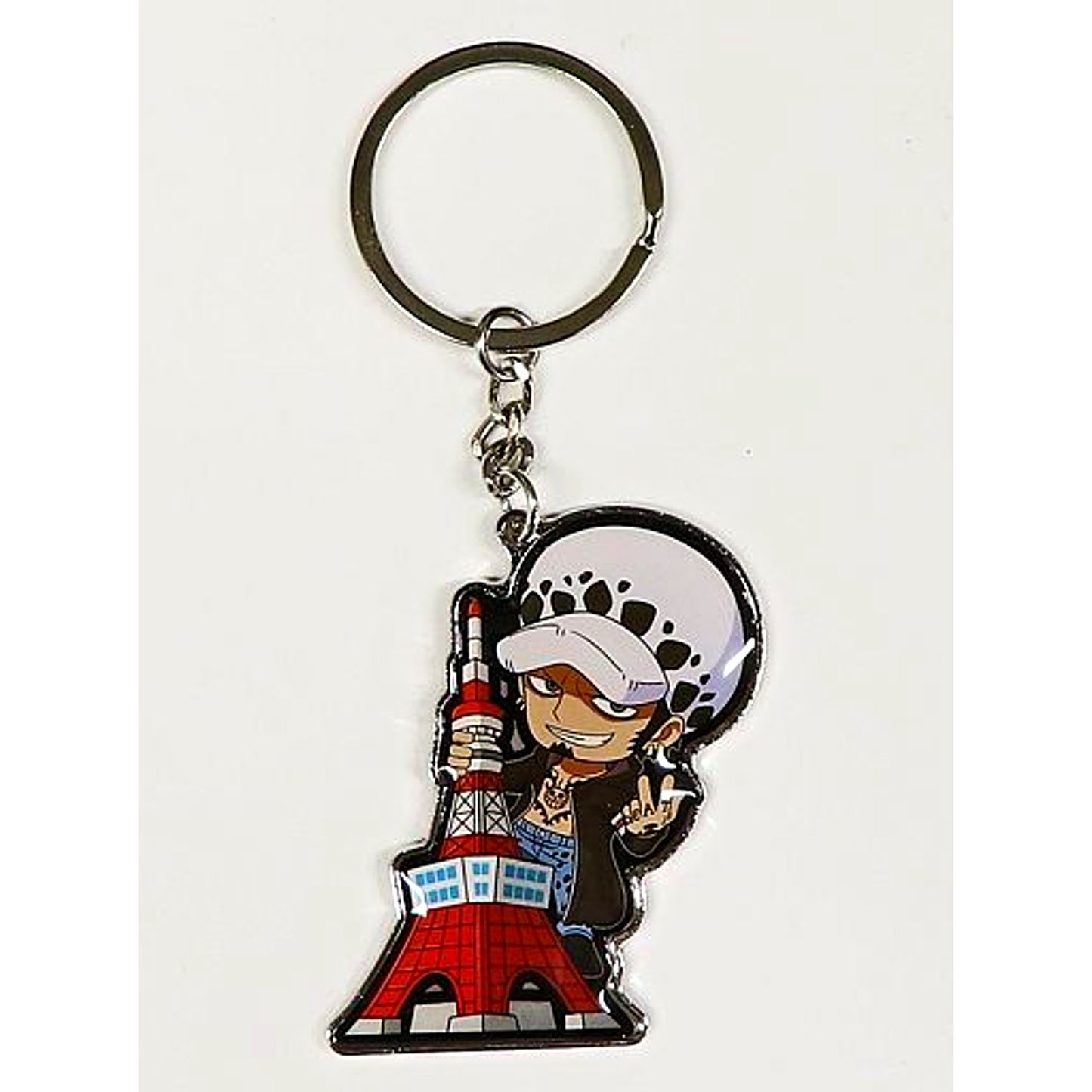 Trafalgar Law Tokyo Tower Metal Keychain One Piece Tokyo Limited [USED]