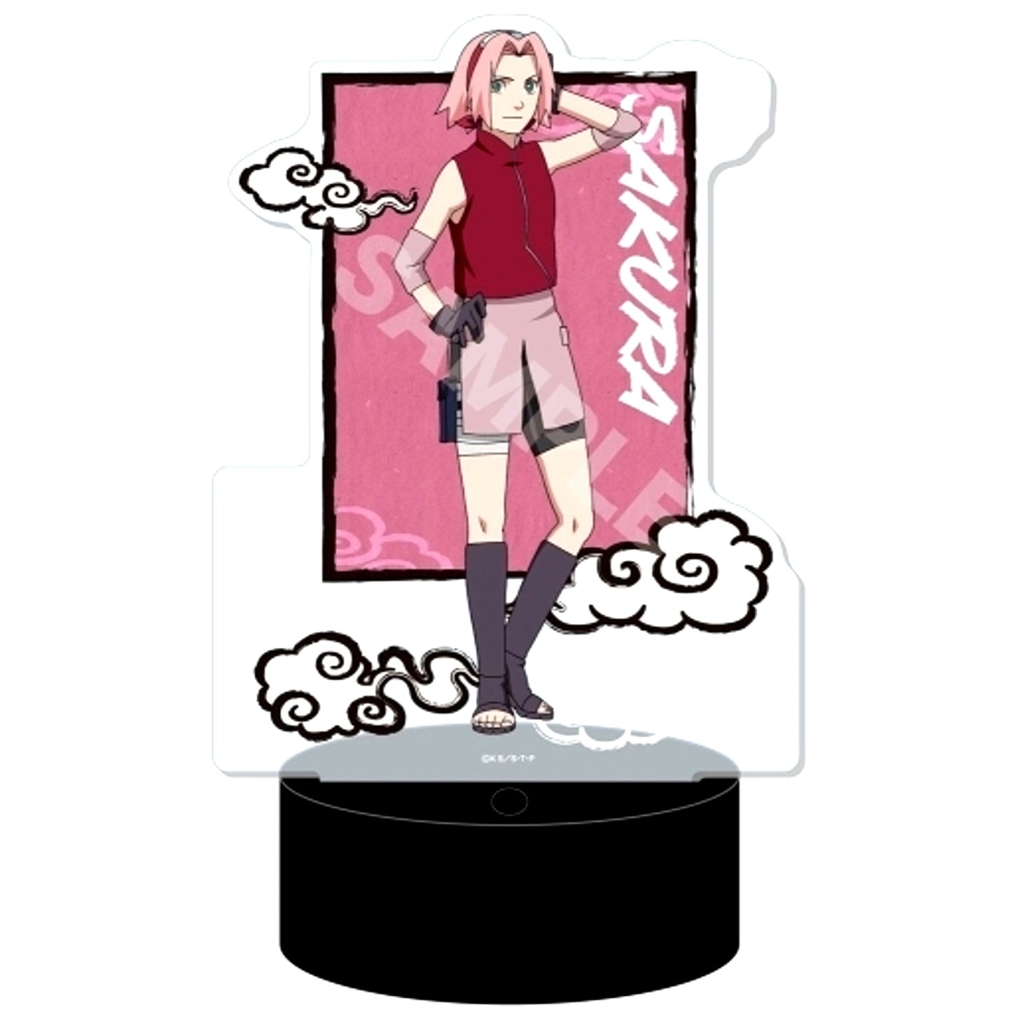 Sakura Haruno 03. LED Big Acrylic Stand Naruto Shippuden [USED]