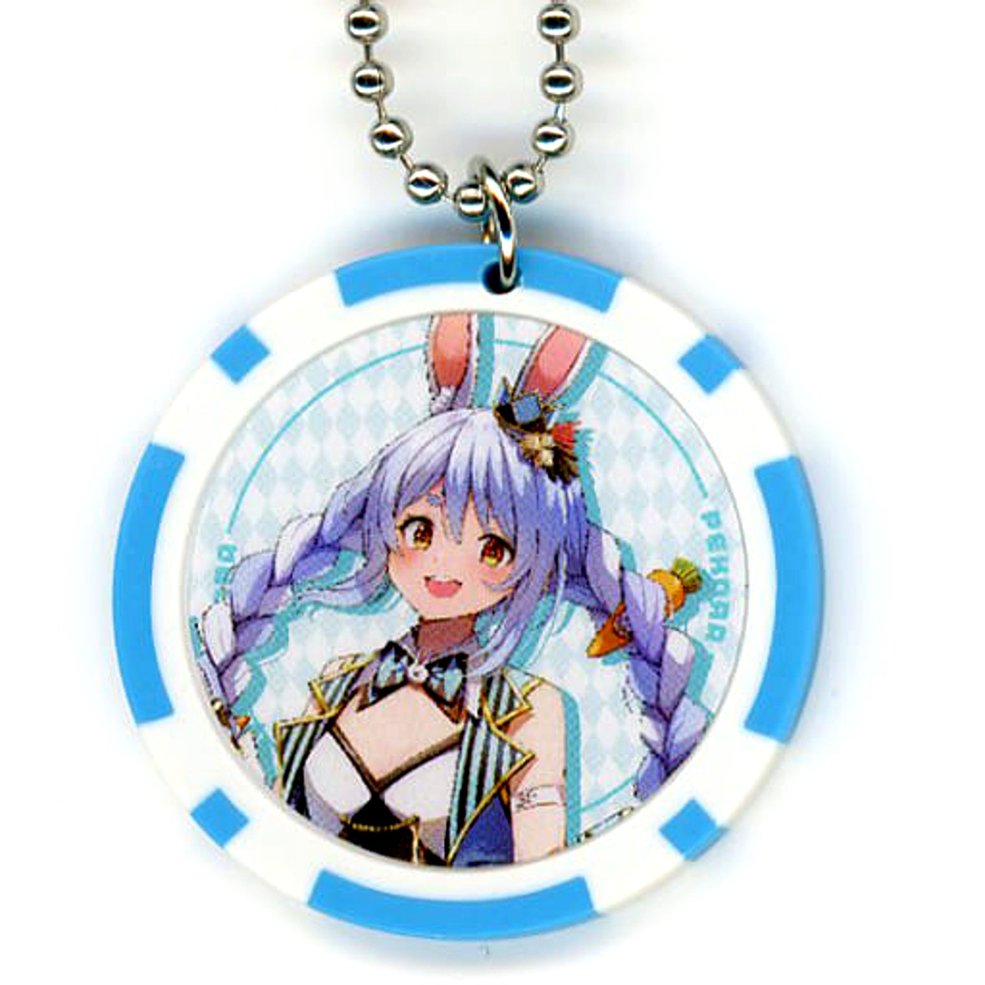 Virtual YouTuber hololive Usada Pekora Casino Chip Keyholder Full Body Ver. hololive x RED TOKYO TOWER [USED]