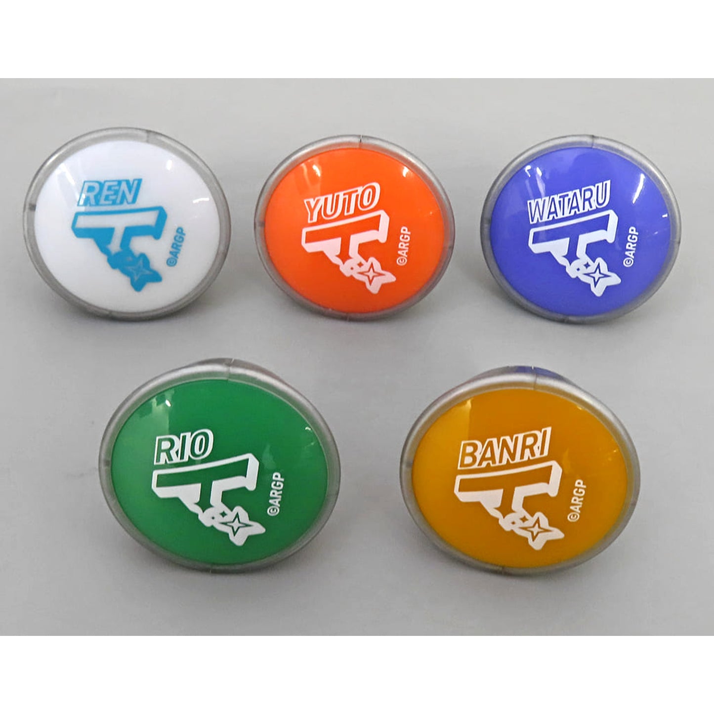 from ARGONAVIS Ren Nanahoshi & Others All 5 Types Set Trading Ring Light Vol.2 Argonavis [USED]