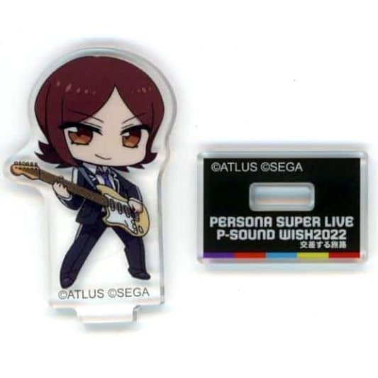Tatsuya Suou Persona 2 Innocent Sin PERSONA SUPER LIVE P-SOUND WISH 2022 Crossing Journeys Trading P-SOUND Gacha Acrylic Stand [USED]
