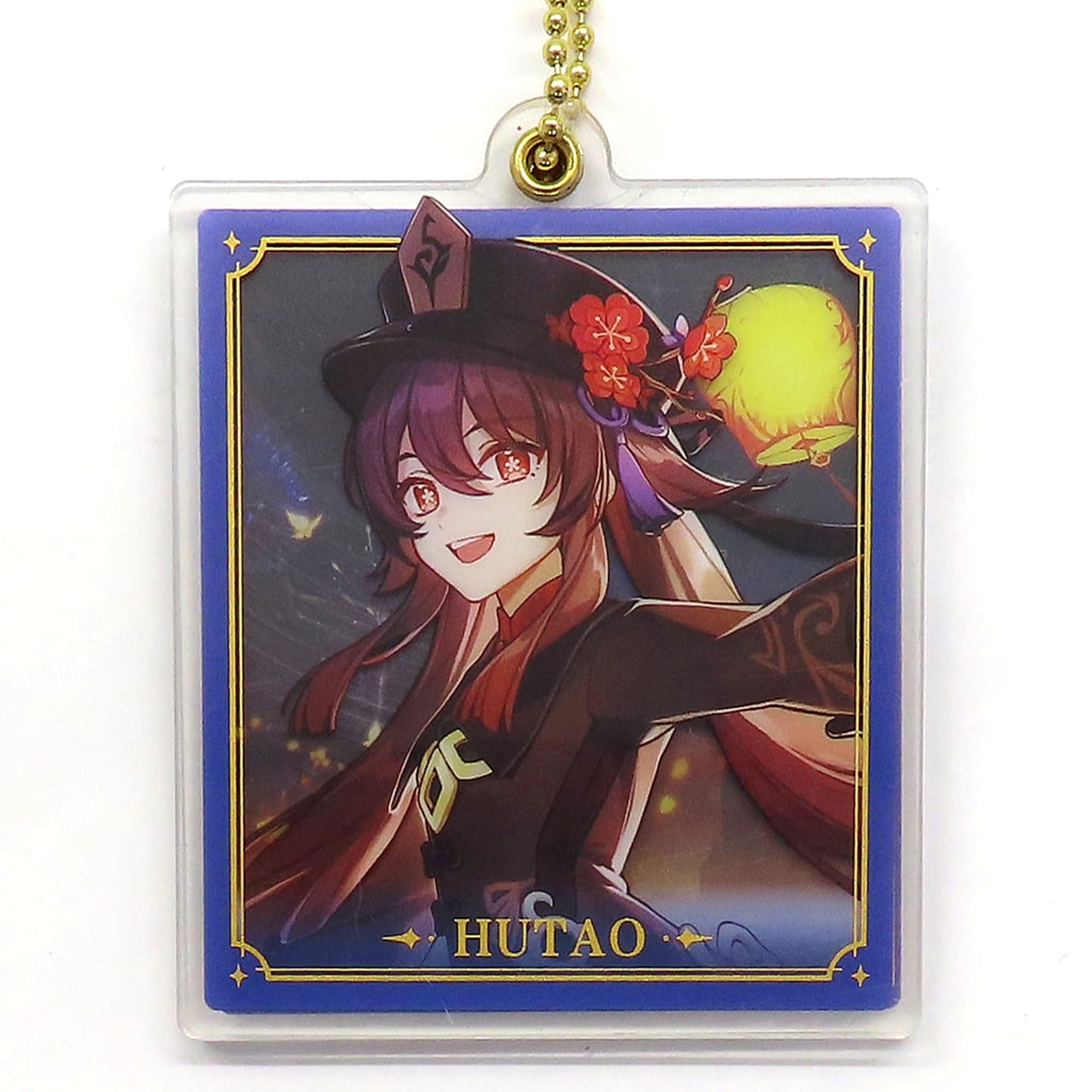 Genshin Hu Tao Slide Keychain Keychains [USED]