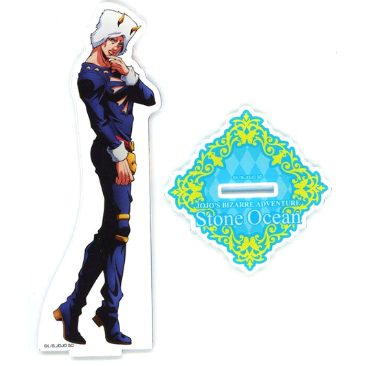 Weather Report Illustration Big Acrylic Stand JoJo's Bizarre Adventure Part 6 Stone Ocean x Sweets Paradise [USED]
