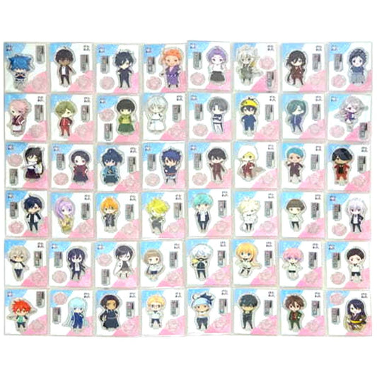 Set of 48 Touken Ranbu: Hanamaru Chibi Illustration Acrylic Stands Storage Case Blu-ray/DVD TOHO animation STORE Limited Edition Parts 1-6 Errata Plate Bundle Bonus Complete Purchase Bonus [USED]