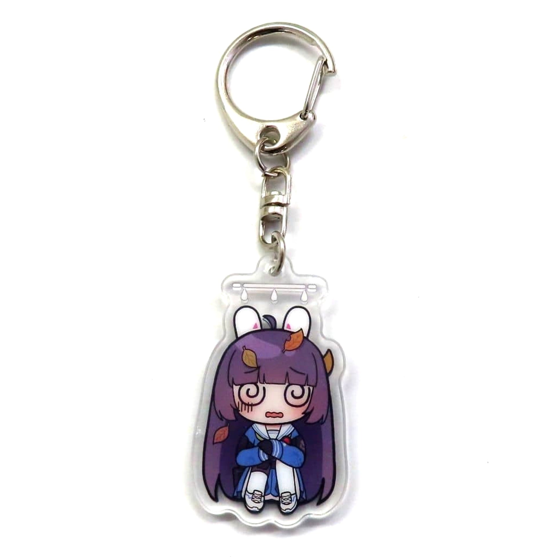 Blue Archive Miyu Acrylic Keychain Bonus for Purchasing 1.5th Anniversary Goods Keychains [USED]