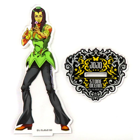 Ermes Costello Original Illustration Big Acrylic Stand JoJo's Bizarre Adventure Part 6: Stone Ocean x Atre Akihabara [USED]