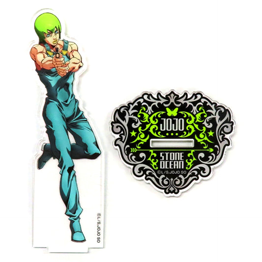 Foo Fighters Illustration BIG Acrylic Stand JoJo's Bizarre Adventure Part 6 Stone Ocean x Atre Akihabara [USED]