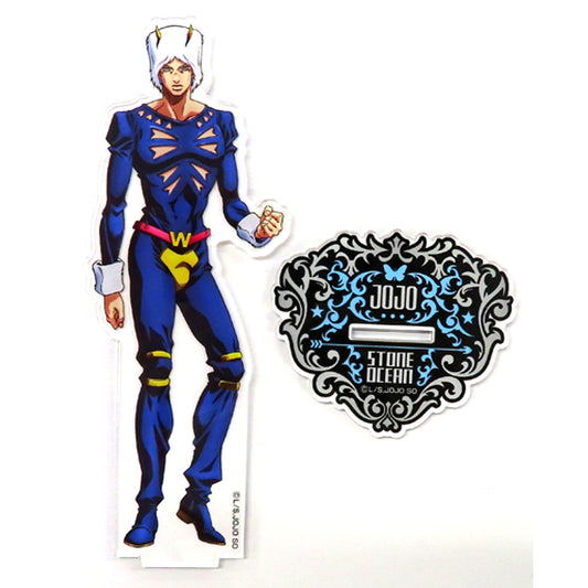 Weather Report Illustration BIG Acrylic Stand JoJo's Bizarre Adventure Part 6 Stone Ocean x Atre Akihabara [USED]