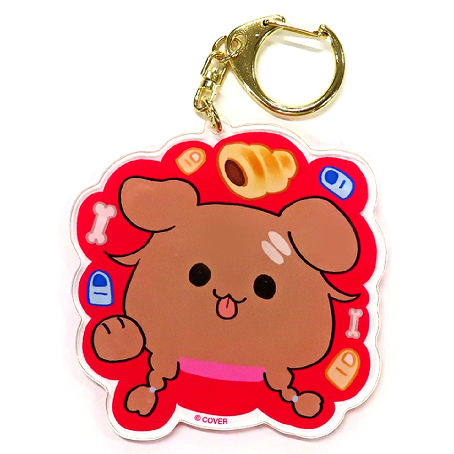 Inugami Korone Hololive Random Acrylic Keychain Kedama Korone Face Up 3rd Anniversary Celebration [USED]
