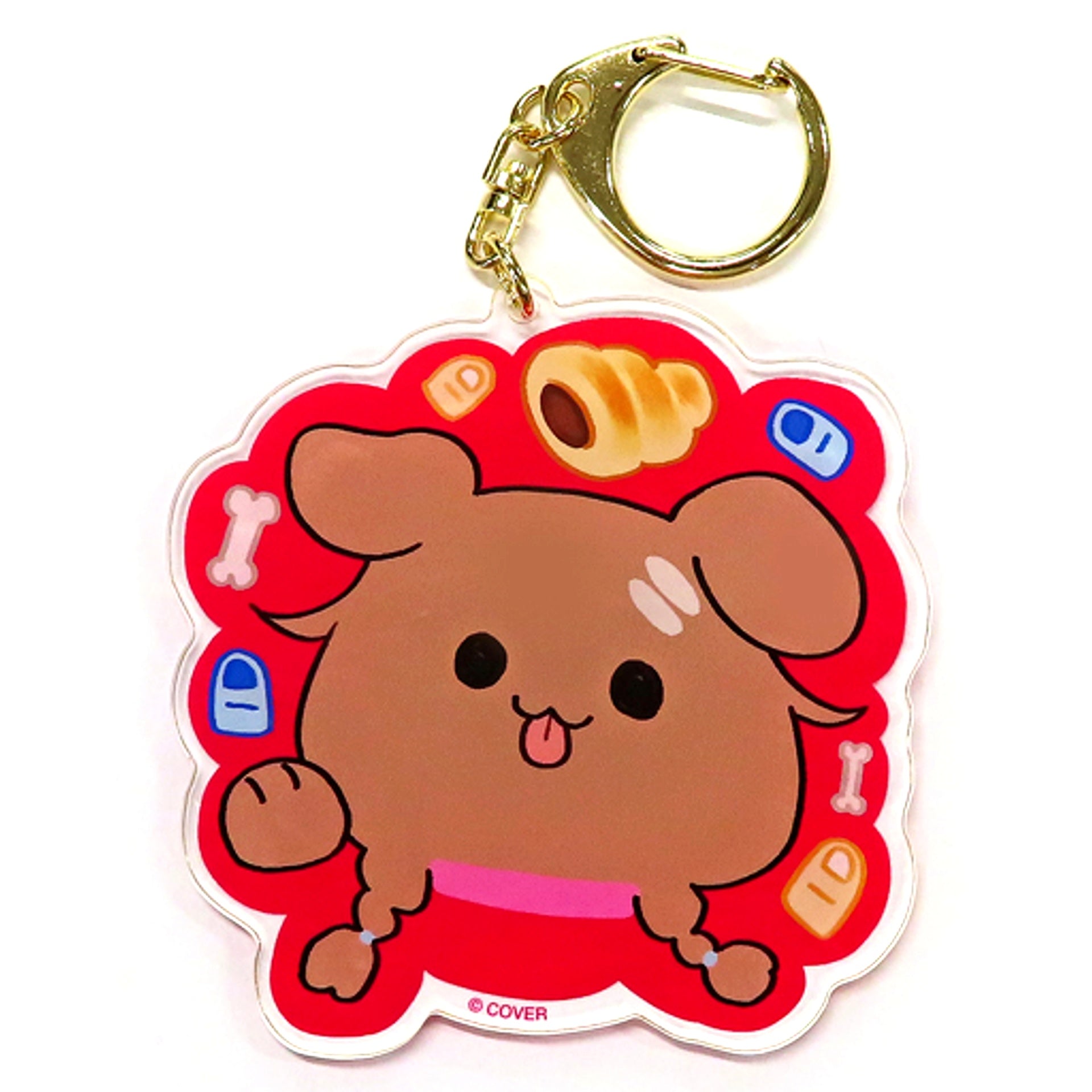 Inugami Korone Hololive Random Acrylic Keychain Kedama Korone Face Up 3rd Anniversary Celebration [USED]