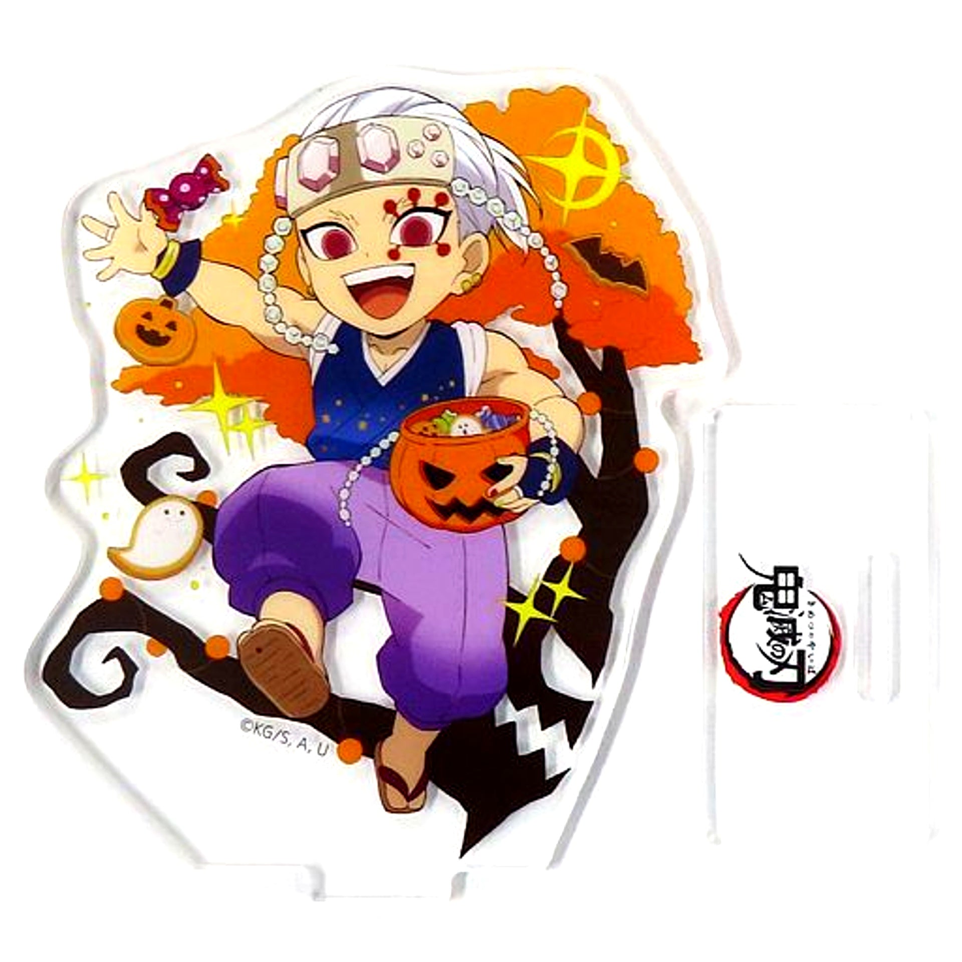 Tengen Uzui Demon Slayer ufotable Cafe Machi Asobi Cafe Halloween Event 2022 Random Acrylic Stand A [USED]