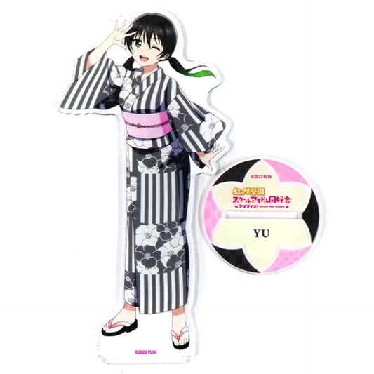 Yu Takasaki Yukata Ver. Deca Acrylic Stand Love Live! Nijigasaki High School Idol Club [USED]