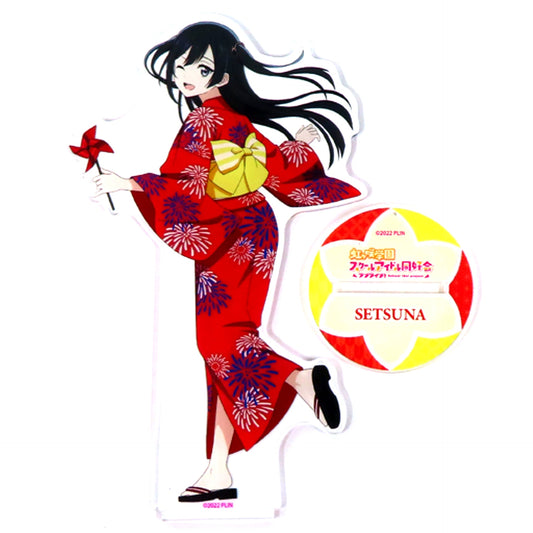 Setsuna Yuki Yukata Ver. Deca Acrylic Stand Love Live! Nijigasaki High School Idol Club [USED]