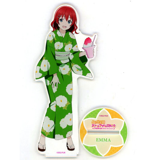 Emma Verde Yukata Ver. Deca Acrylic Stand Love Live! Nijigasaki High School Idol Club [USED]