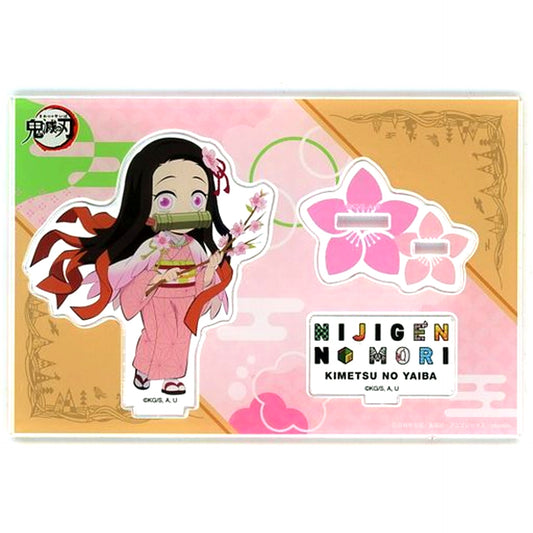 Nezuko Kamado Demon Slayer x Nijigen no Mori 4th Acrylic Stand [USED]