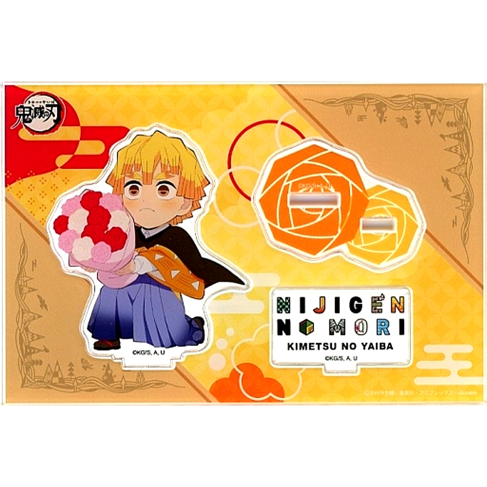 Zenitsu Agatsuma Acrylic Stand Demon Slayer x Nijigen no Mori Part 4 [USED]