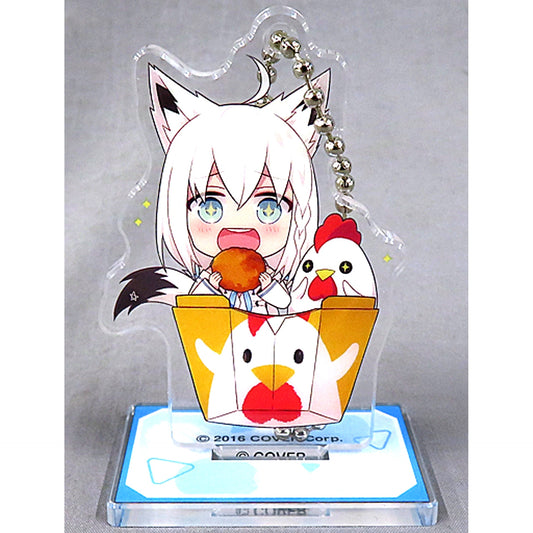 Shirakami Fubuki Virtual YouTuber Hololive Acrylic Stand Mascot Lawson Campaign [USED]