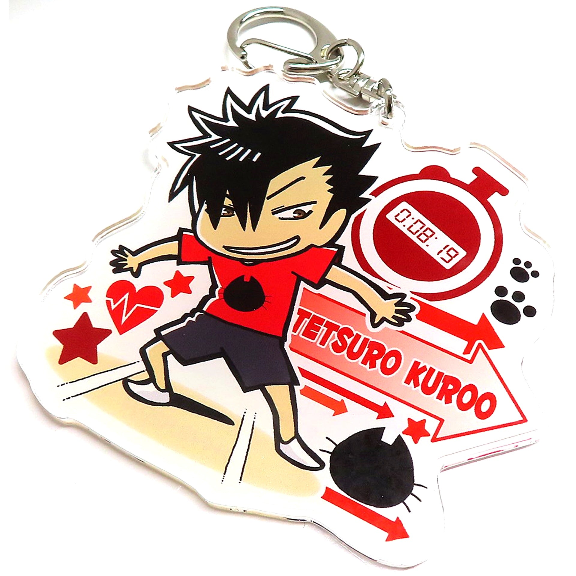 Tetsuro Kuroo Haikyu!! Acrylic Keychain Spring Sports Test in J-WORLD TOKYO [USED]