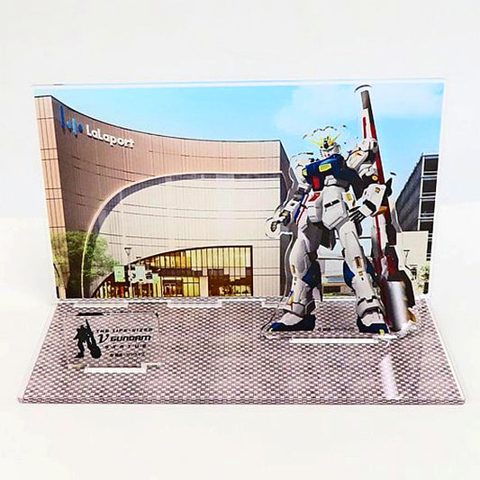 RX-93ff Nu Gundam Gundam Park Life-size Nu Gundam Statue Diorama Acrylic Stand [USED]