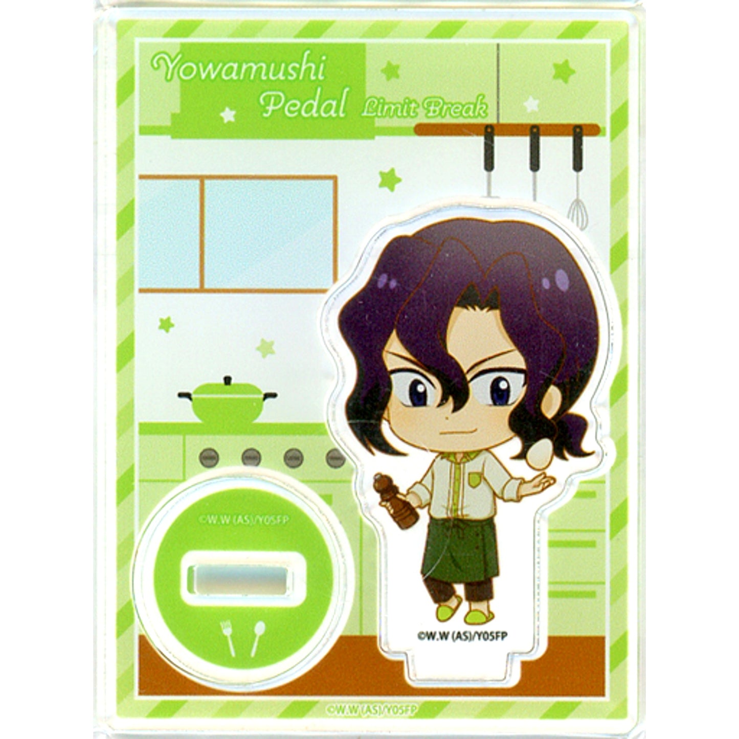Junta Teshima Yowamushi Pedal LIMIT BREAK Trading Acrylic Stand Ouchi Gohan Ver. Chugai Grace Cafe [USED]