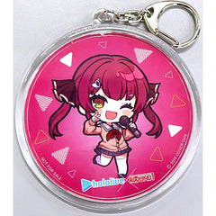 Houshou Marine Karaoke Ver. Mini Character Trading Acrylic Keychain Virtual YouTuber hololive x Round One Collab Campaign PekoMari Drink Order Bonus [USED]