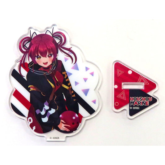 Houshou Marine Bowling ver. Life-Size Trading Acrylic Stand Virtual YouTuber hololive x Round 1 Collab Campaign [USED]