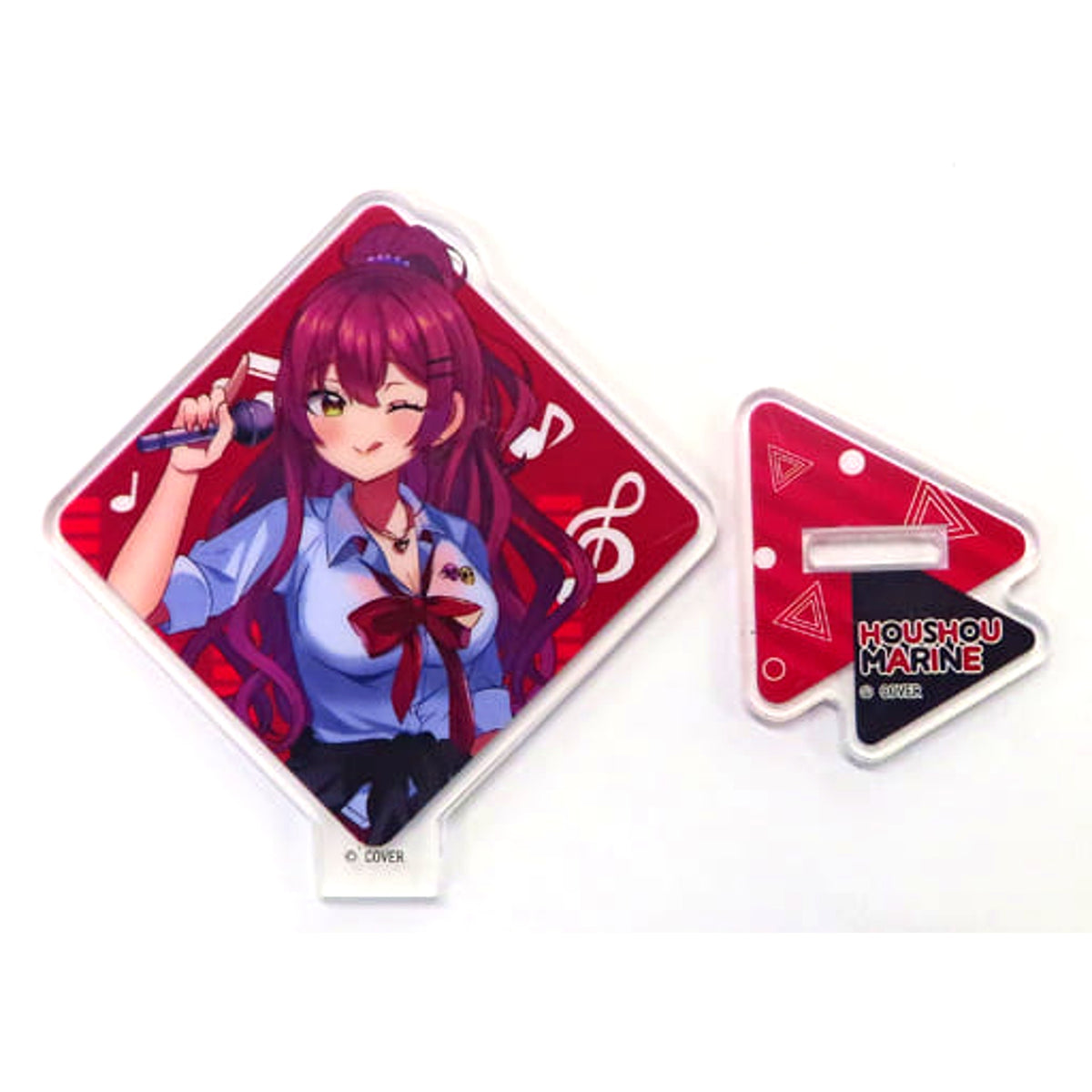 Virtual YouTuber hololive Houshou Marine Trading Acrylic Stand Karaoke Ver. Full Body hololive x Round1 Collaboration Campaign [USED]