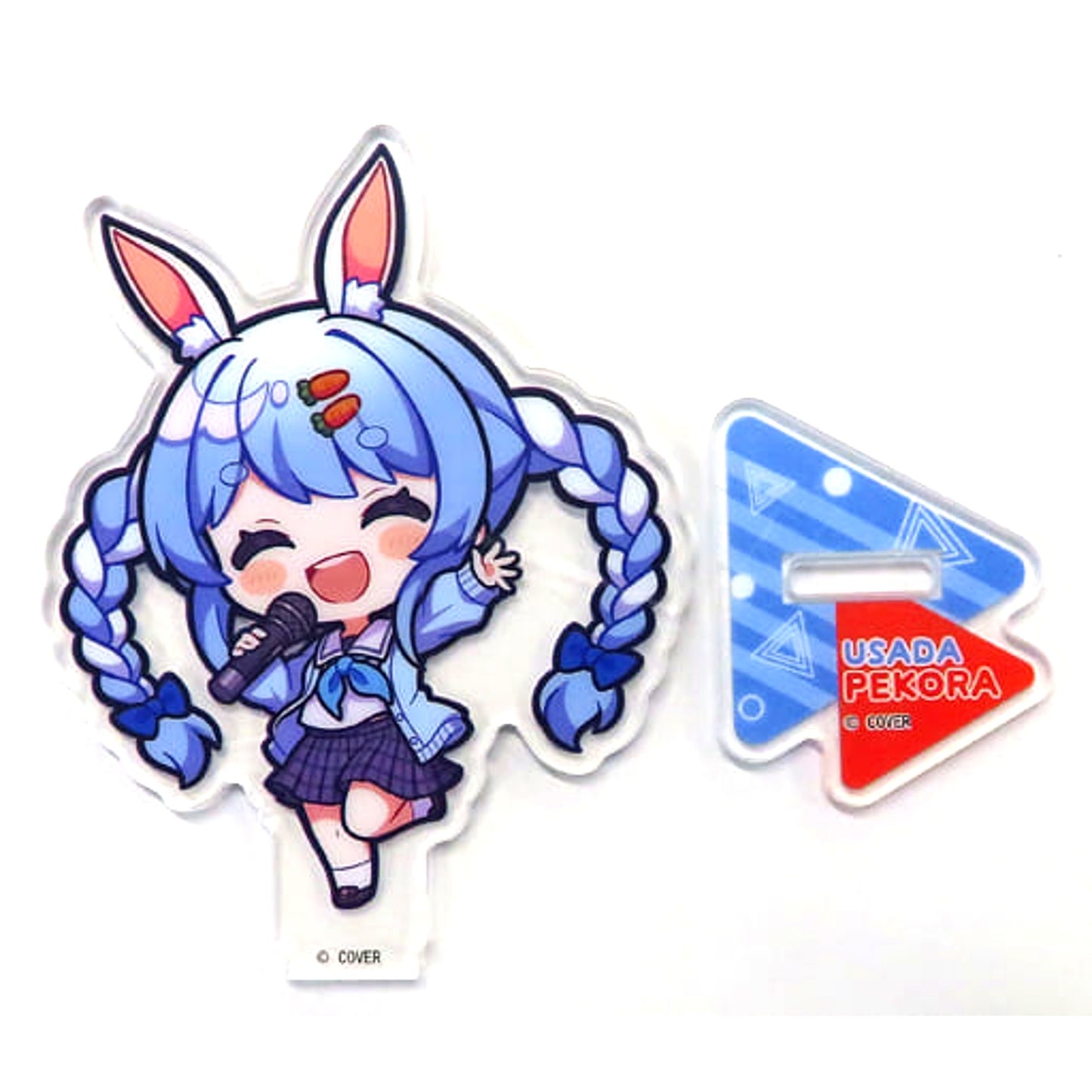 hololive Usada Pekora Karaoke Ver. Mini Character Trading Acrylic Stand Virtual YouTuber hololive Round1 Collaboration Campaign [USED]
