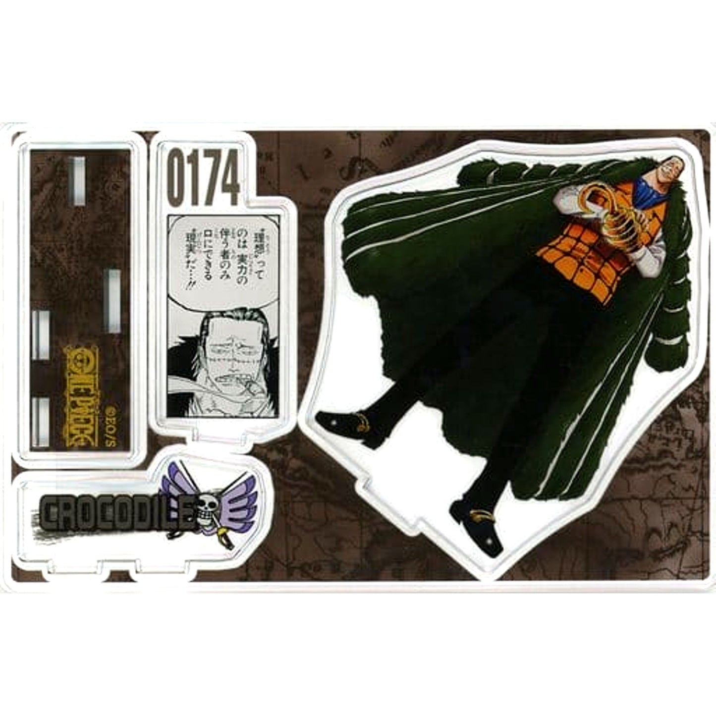 Crocodile One Piece Famous Scene Diorama Figure [USED]