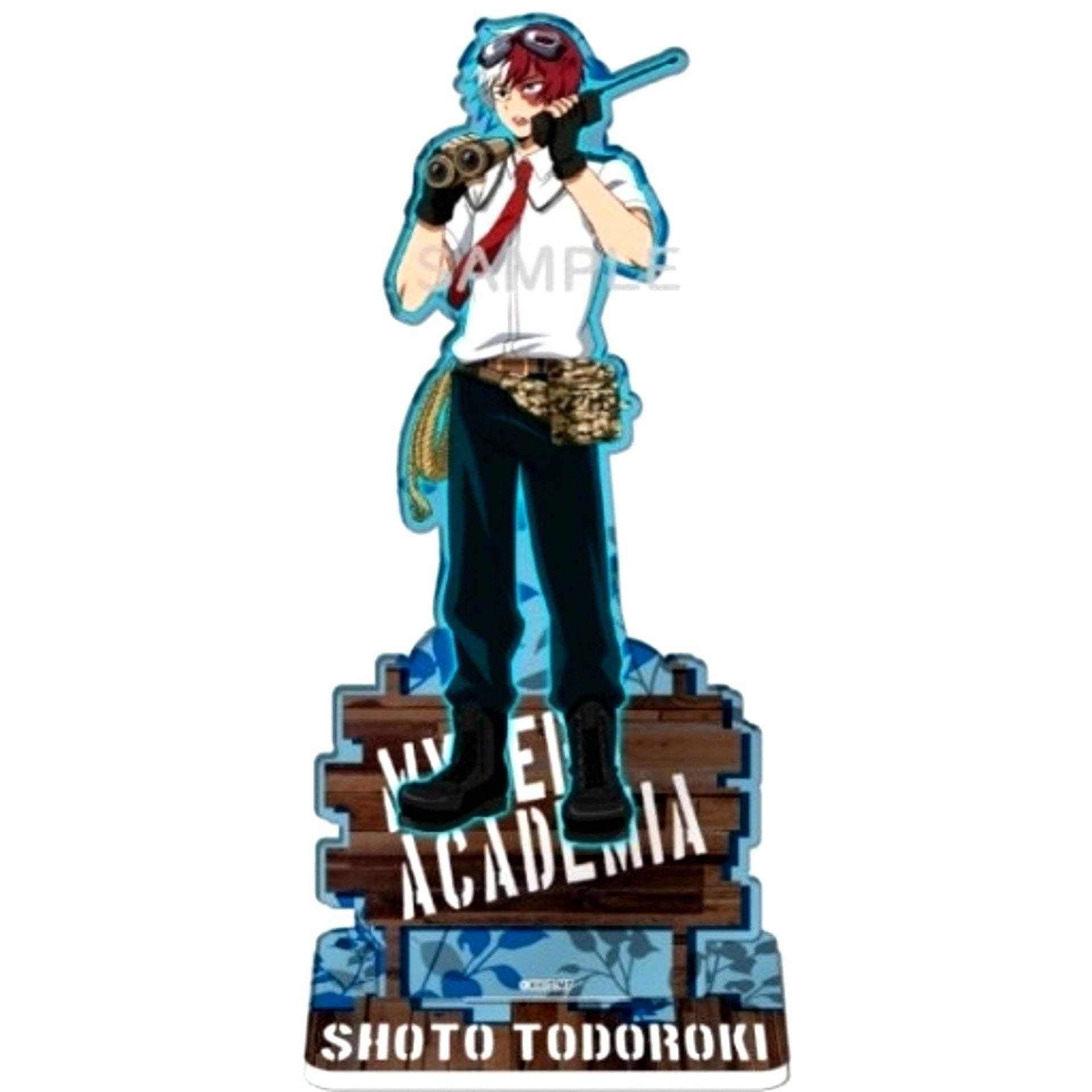 Shoto Todoroki My Hero Academia Full Body Acrylic Stand Outdoor Training [USED]