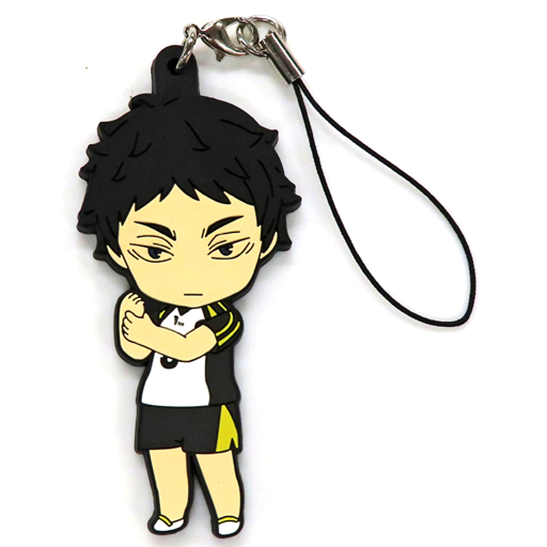 Keiji Akaashi Haikyu!! Nendoroid Plus Rubber Strap Commander Ver. GOODSMILE ONLINE SHOP Bonus [USED]
