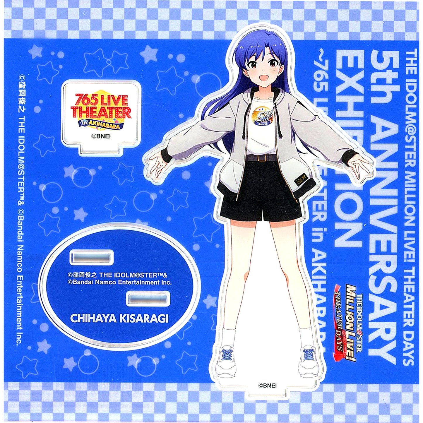 Chihaya Kisaragi THE IDOLM@STER Million Live! Theater Days Official Acrylic Stand 5th Anniversary 765 LIVE THEATER [USED]